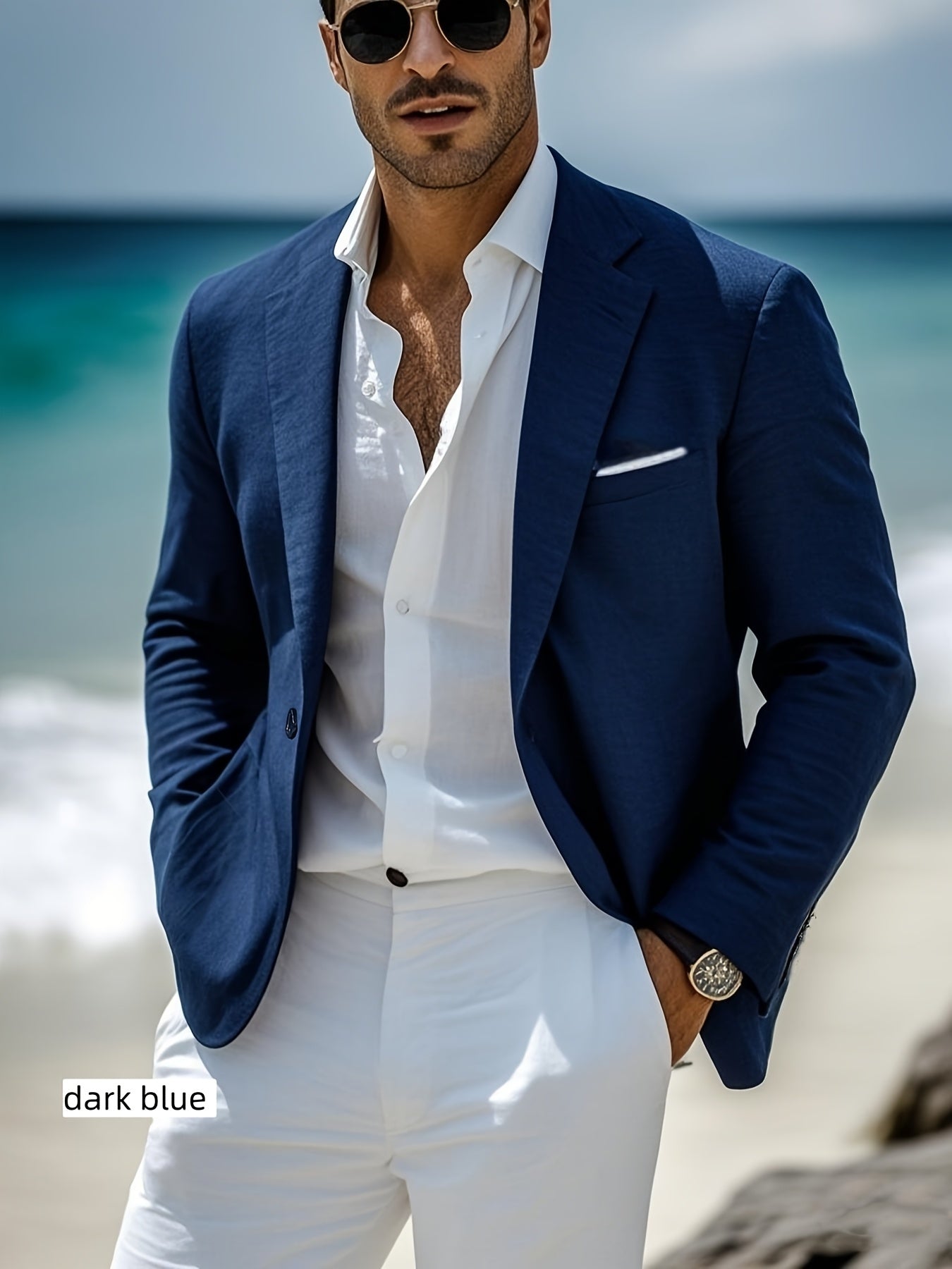 Polyester Blazer - Cafe y Calle