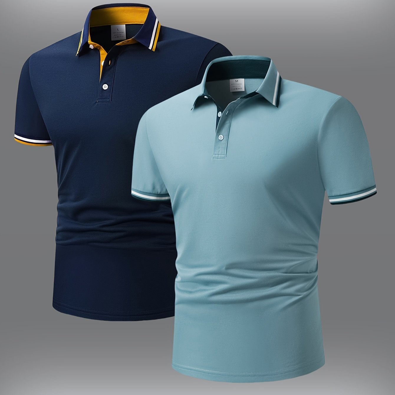 2 Premium Polos in One Set - Cafe y Calle