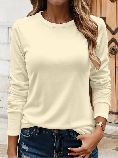 CYC Langärmliges T-Shirt aus schwerer Baumwolle