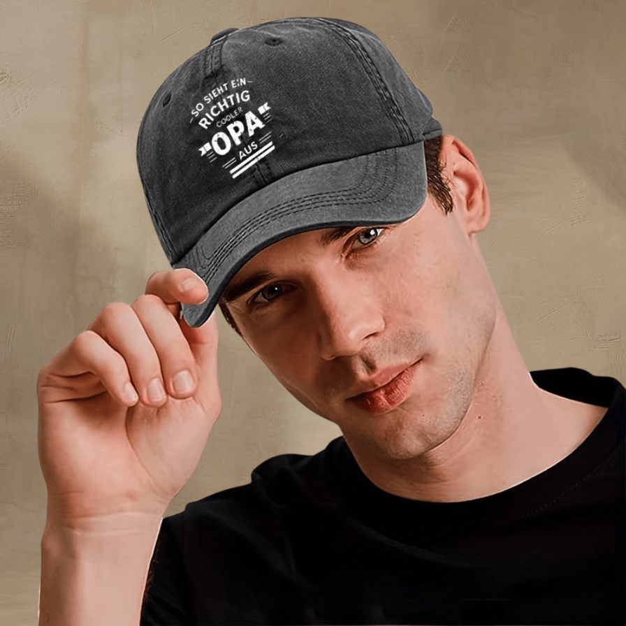 OPA Geometric Letter Print Baseball Cap - Cafe y Calle