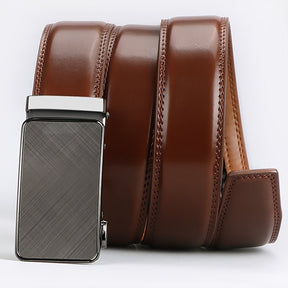 2 - Pack Men's Genuine Leather Ratchet Belt - Cafe y Calle