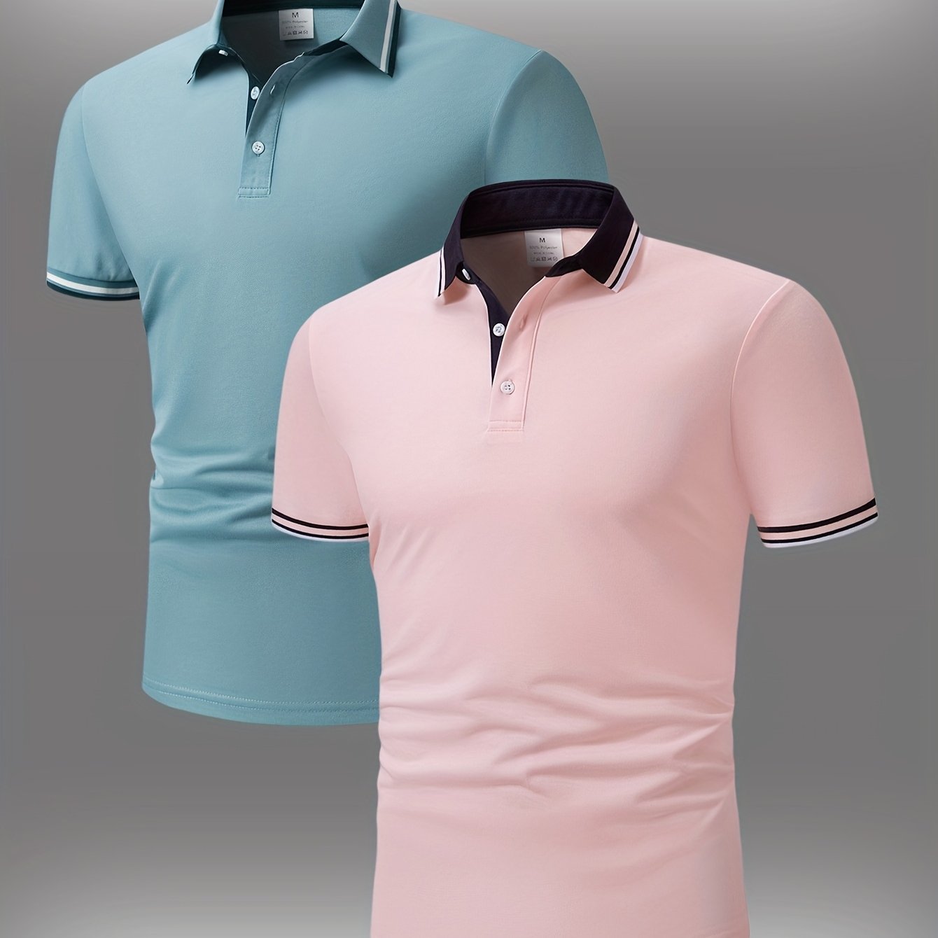 2 Premium Polos in One Set - Cafe y Calle