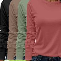 Ziegelrot + Grün + Khaki + Schwarz