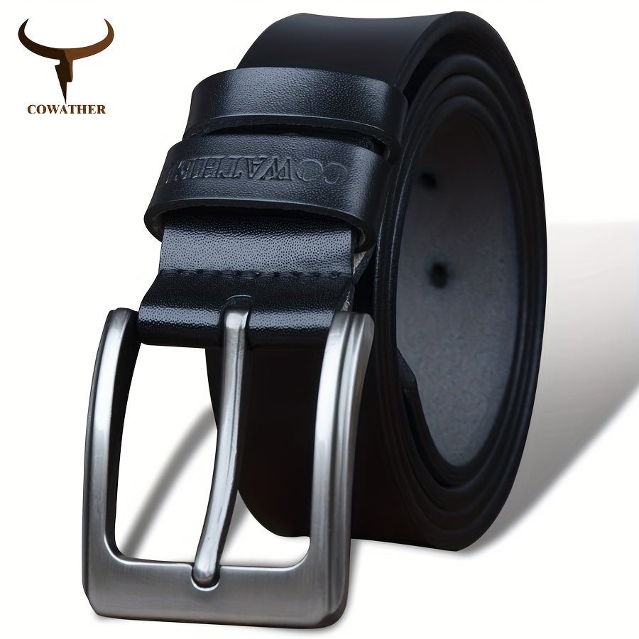 COWATHER Men's Premium Leather Belt - Cafe y Calle