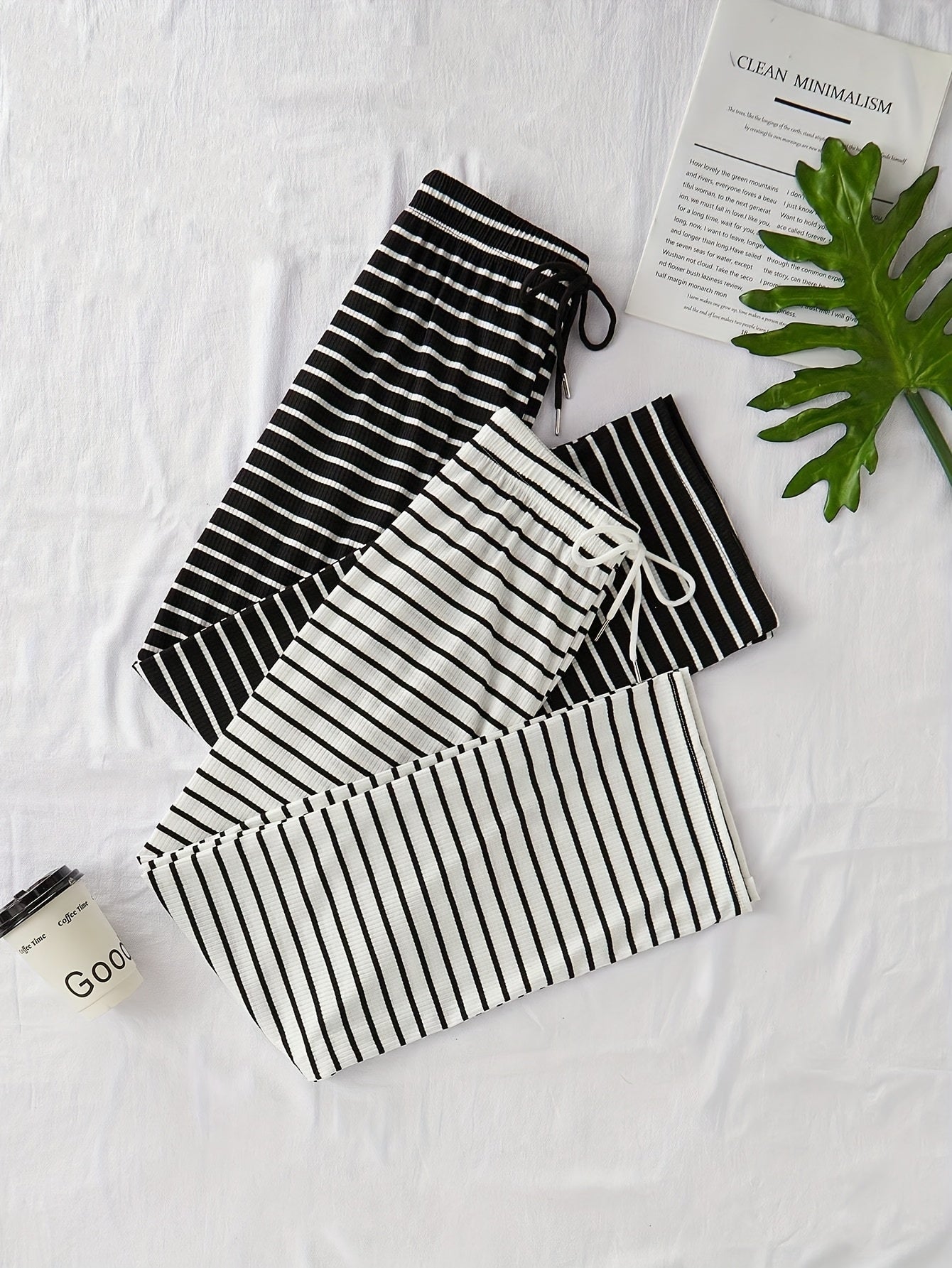 CYC Gestreiftes Lounge-Hosen-Set