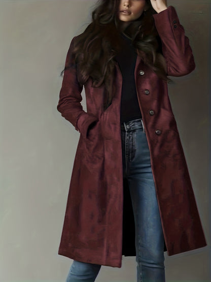 CYC Eleganter langer Strickmantel