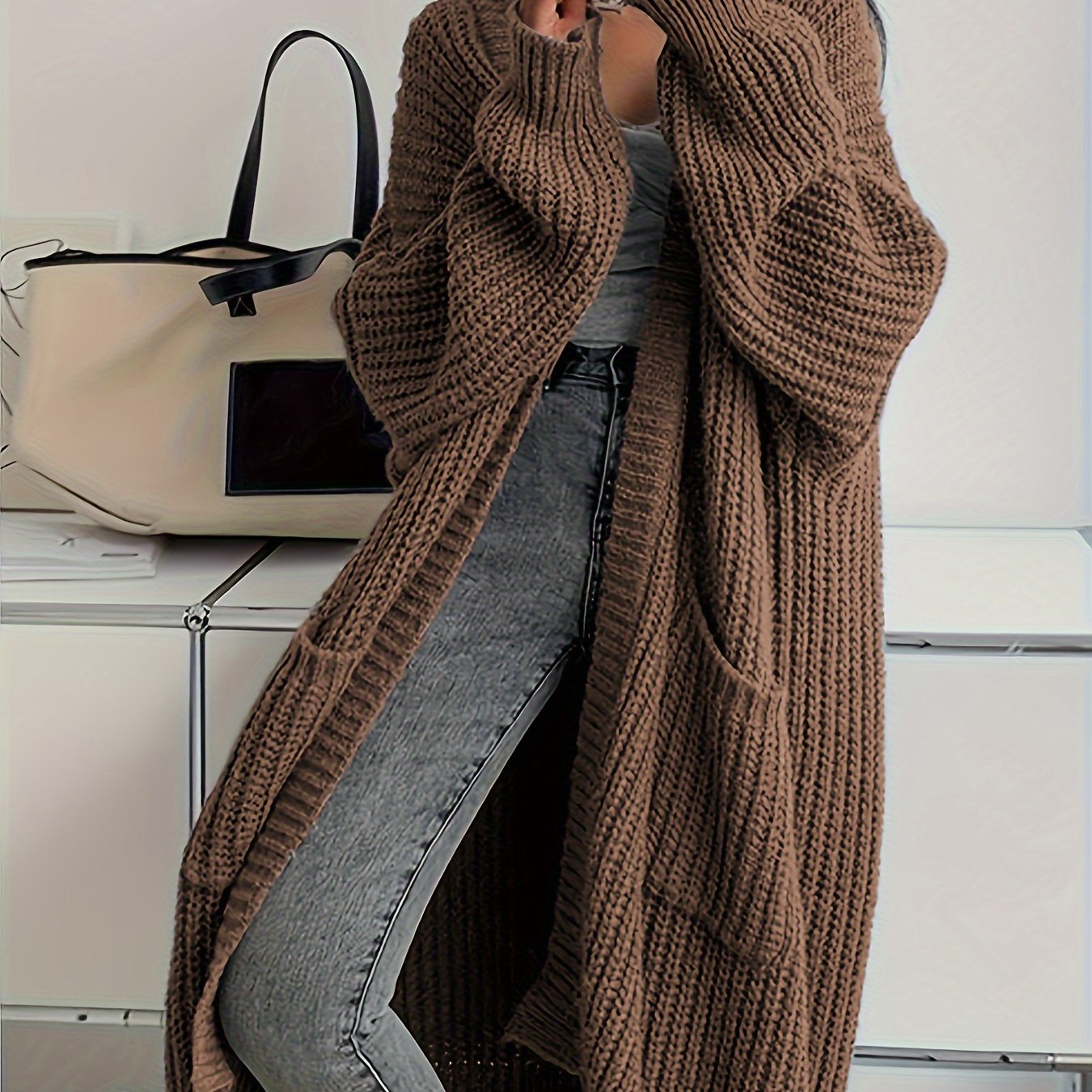 CYC Gemütliche Strickjacke