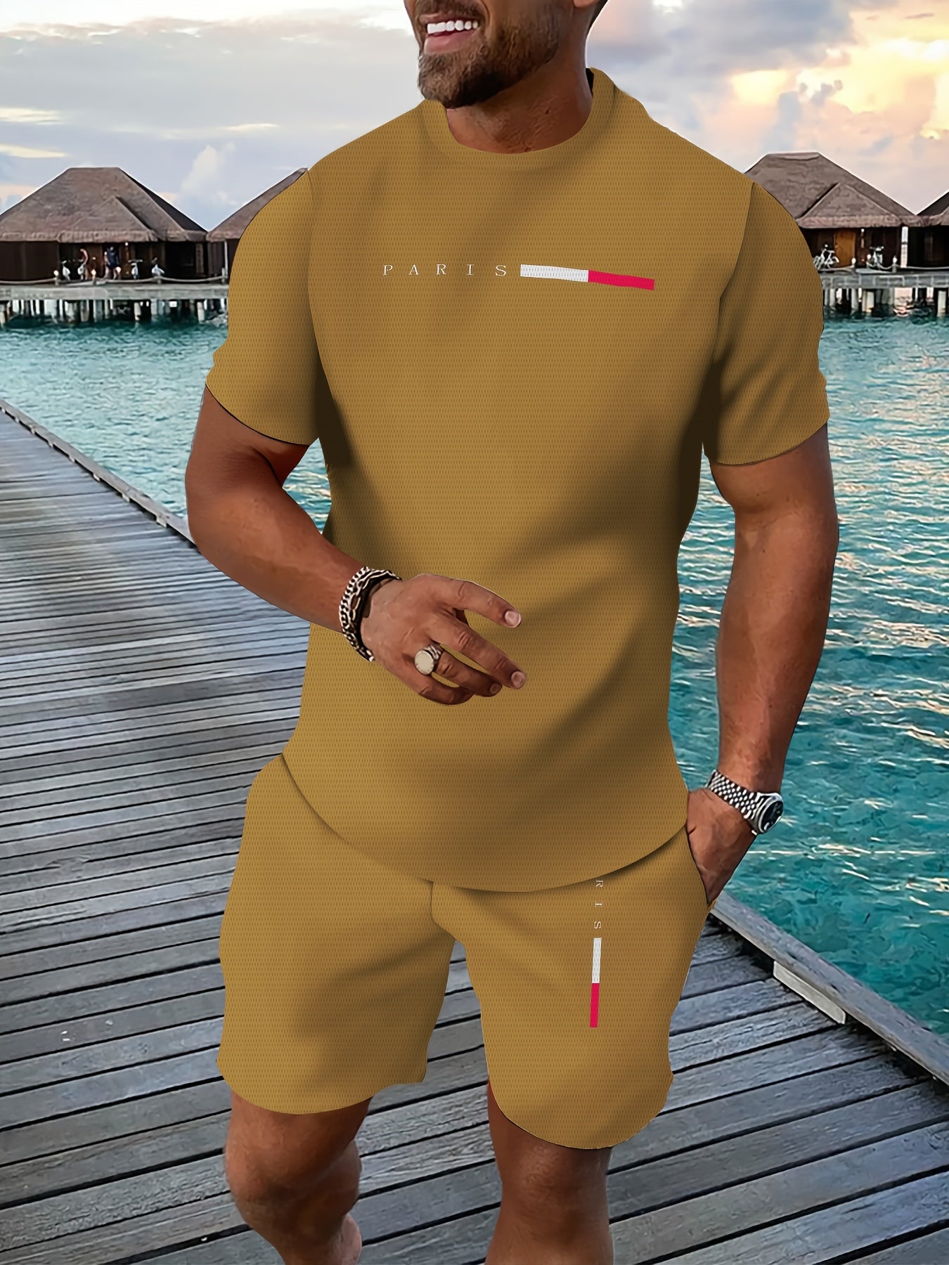 Breathable Men's Casual Set - Cafe y Calle