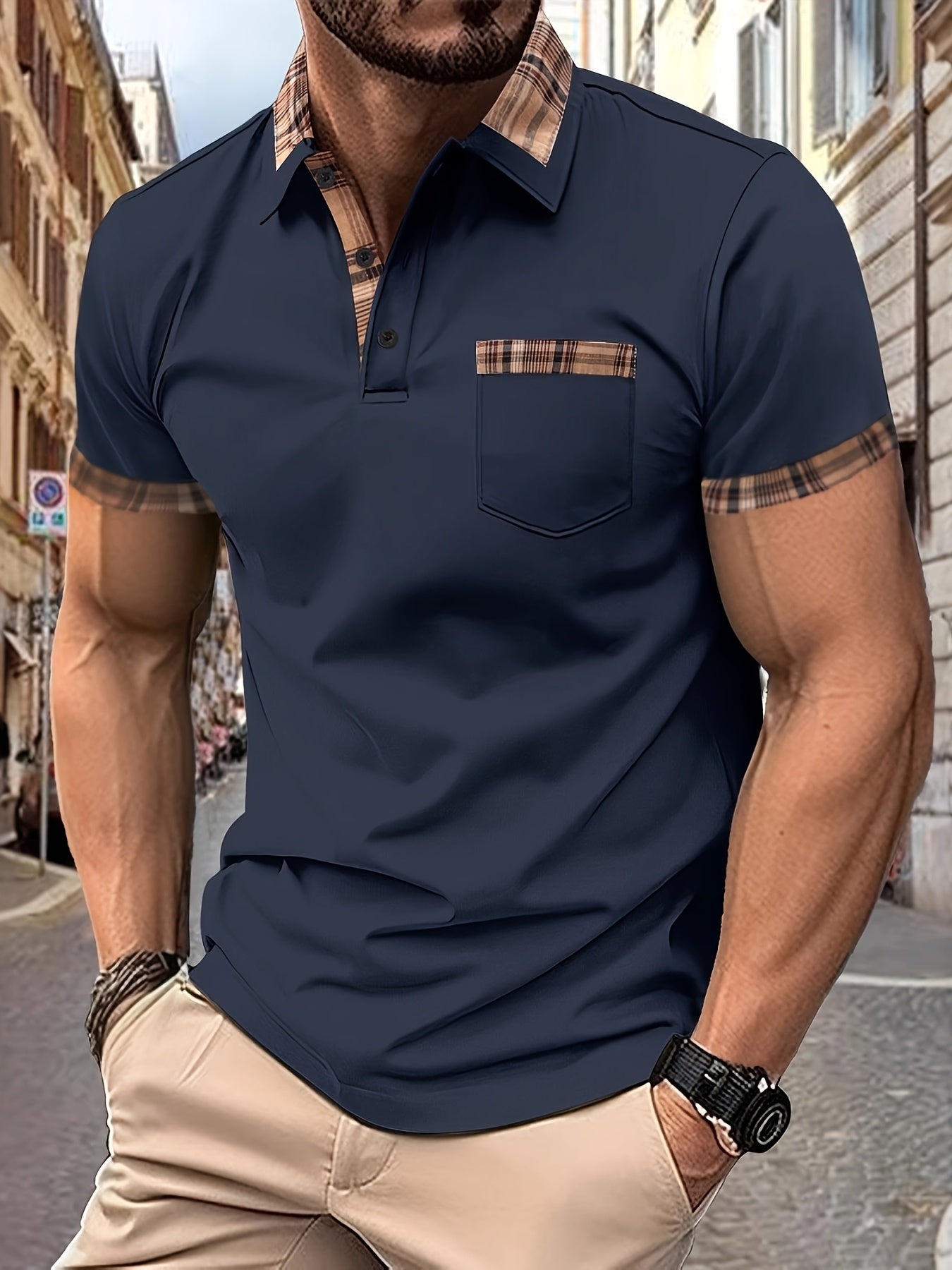 Summer Casual Polo Shirt - Cafe y Calle