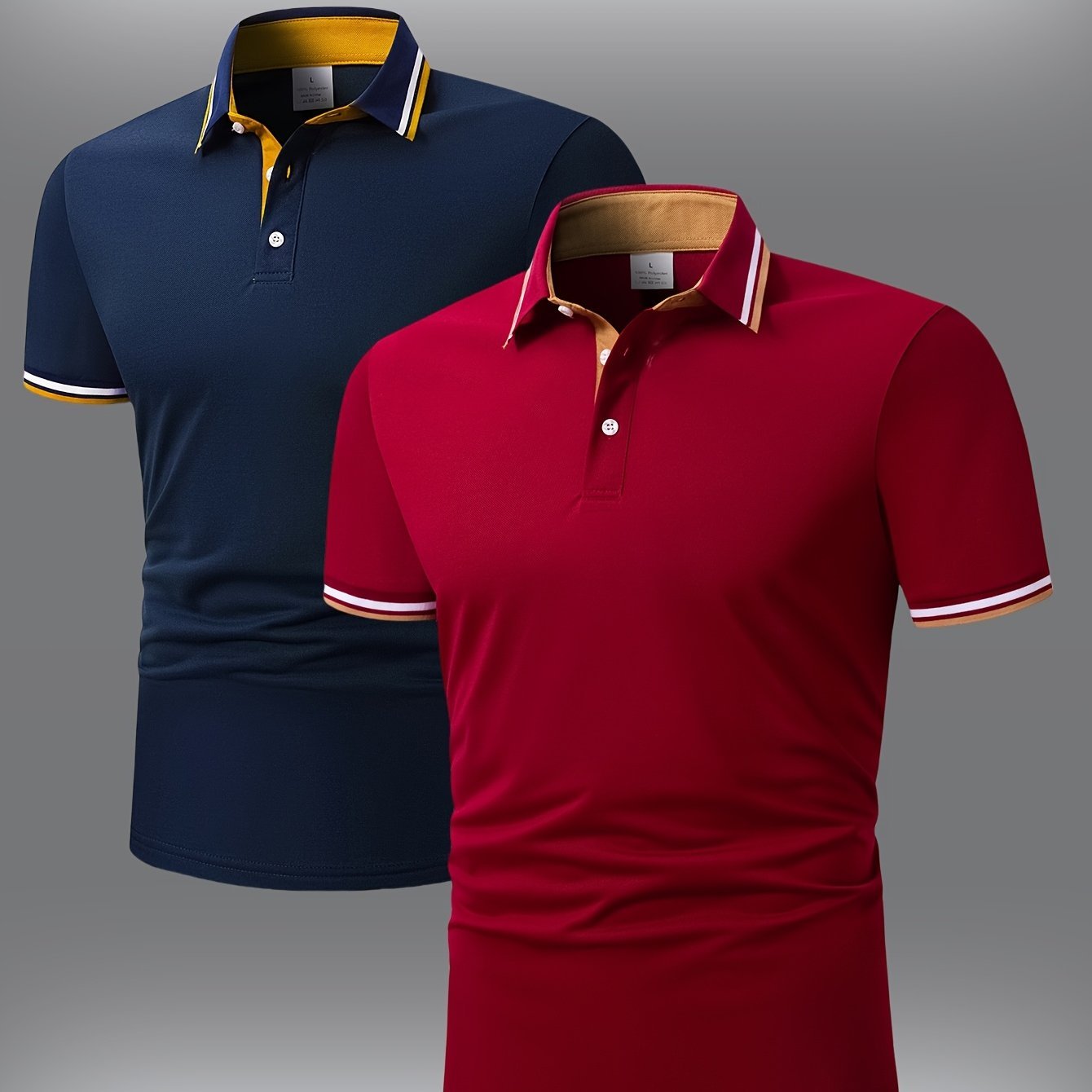 2 Premium Polos in One Set - Cafe y Calle