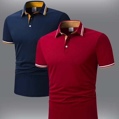 2 Premium Polos in One Set - Cafe y Calle