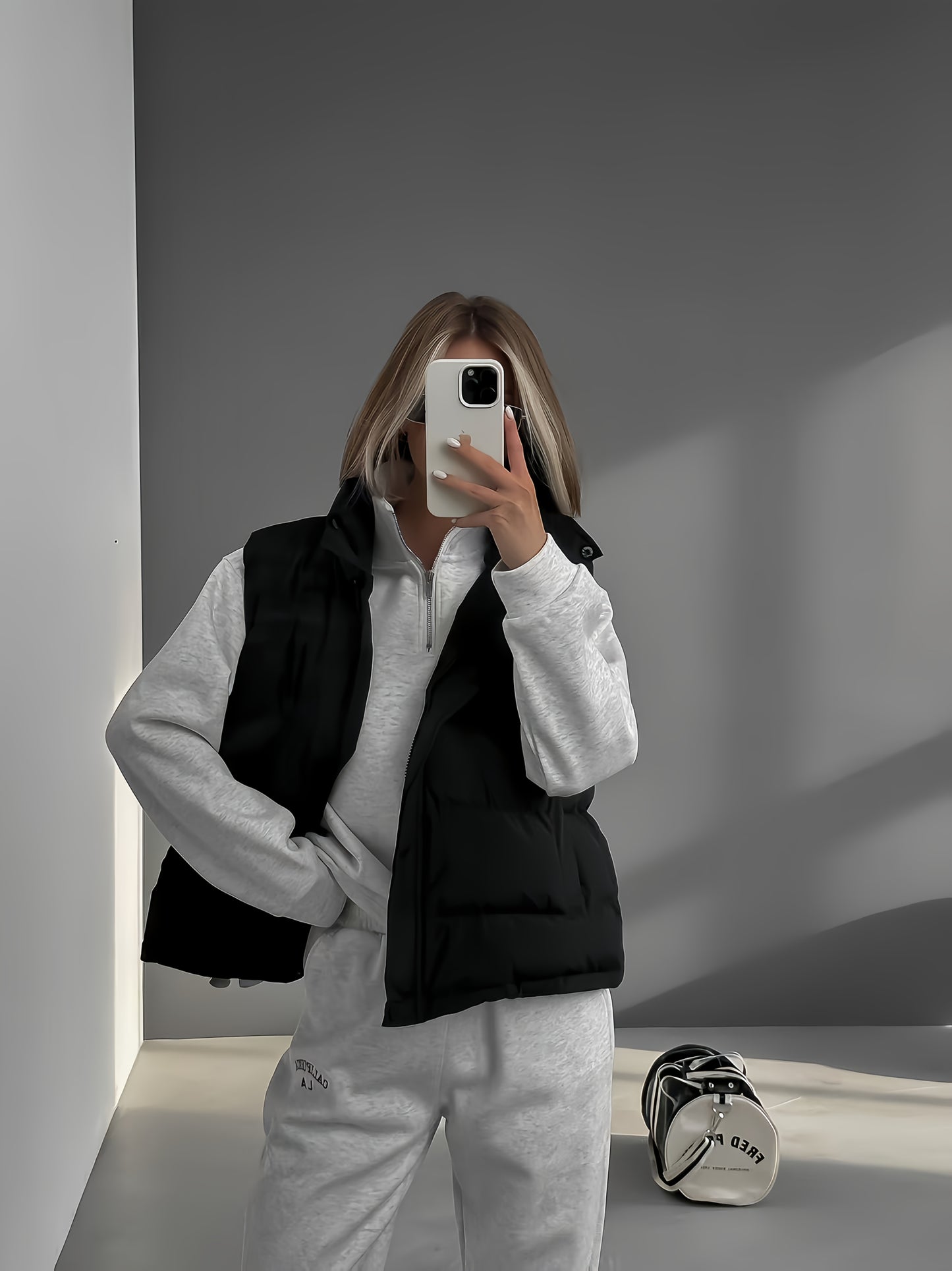 CYC Ärmellose Weste mit Reißverschluss