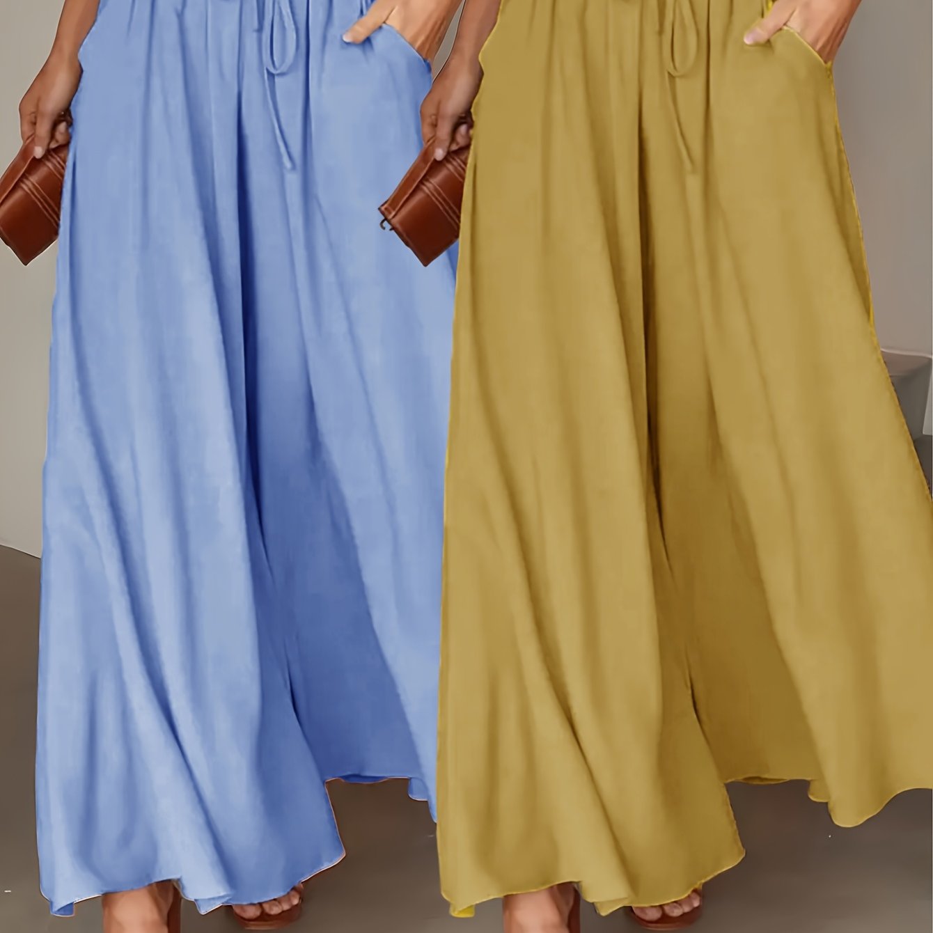 CYC – Elegante Hosen mit weitem Bein im Zweierpack