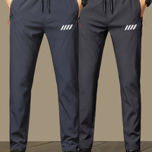 2 - Pack Lightweight Athletic Jogger Pants - Cafe y Calle