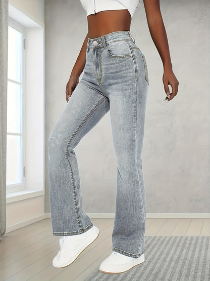 CYC – Gerade Jeans mit hoher Taille