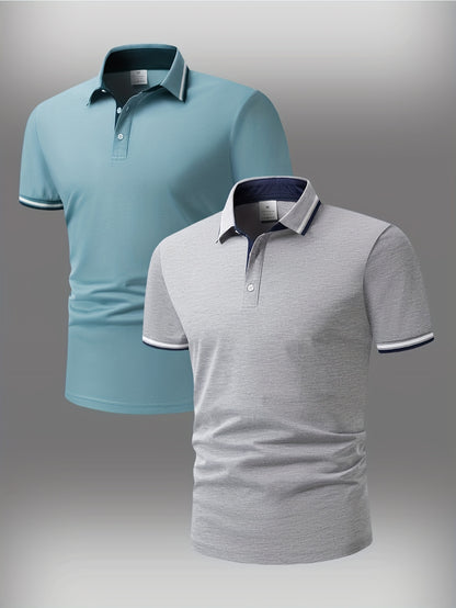 2 Premium Polos in One Set - Cafe y Calle