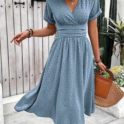 CYC Midikleid mit V-Ausschnitt