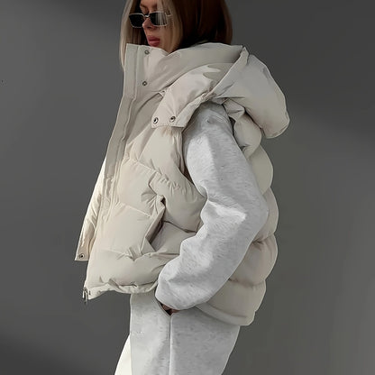 CYC Ärmellose Weste mit Reißverschluss