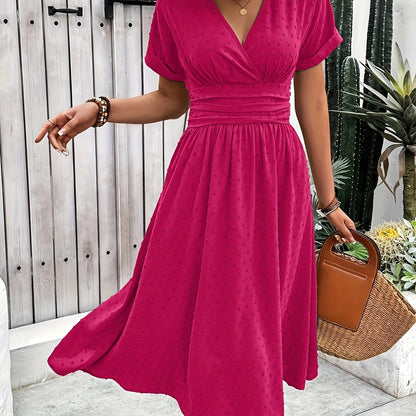 CYC Midikleid mit V-Ausschnitt