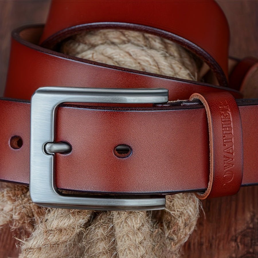 COWATHER Men's Premium Leather Belt - Cafe y Calle
