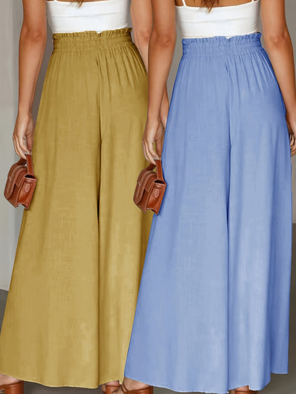 CYC – Elegante Hosen mit weitem Bein im Zweierpack