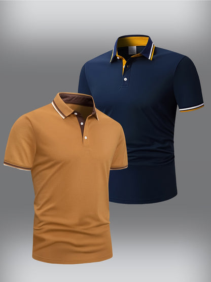 2 Premium Polos in One Set - Cafe y Calle