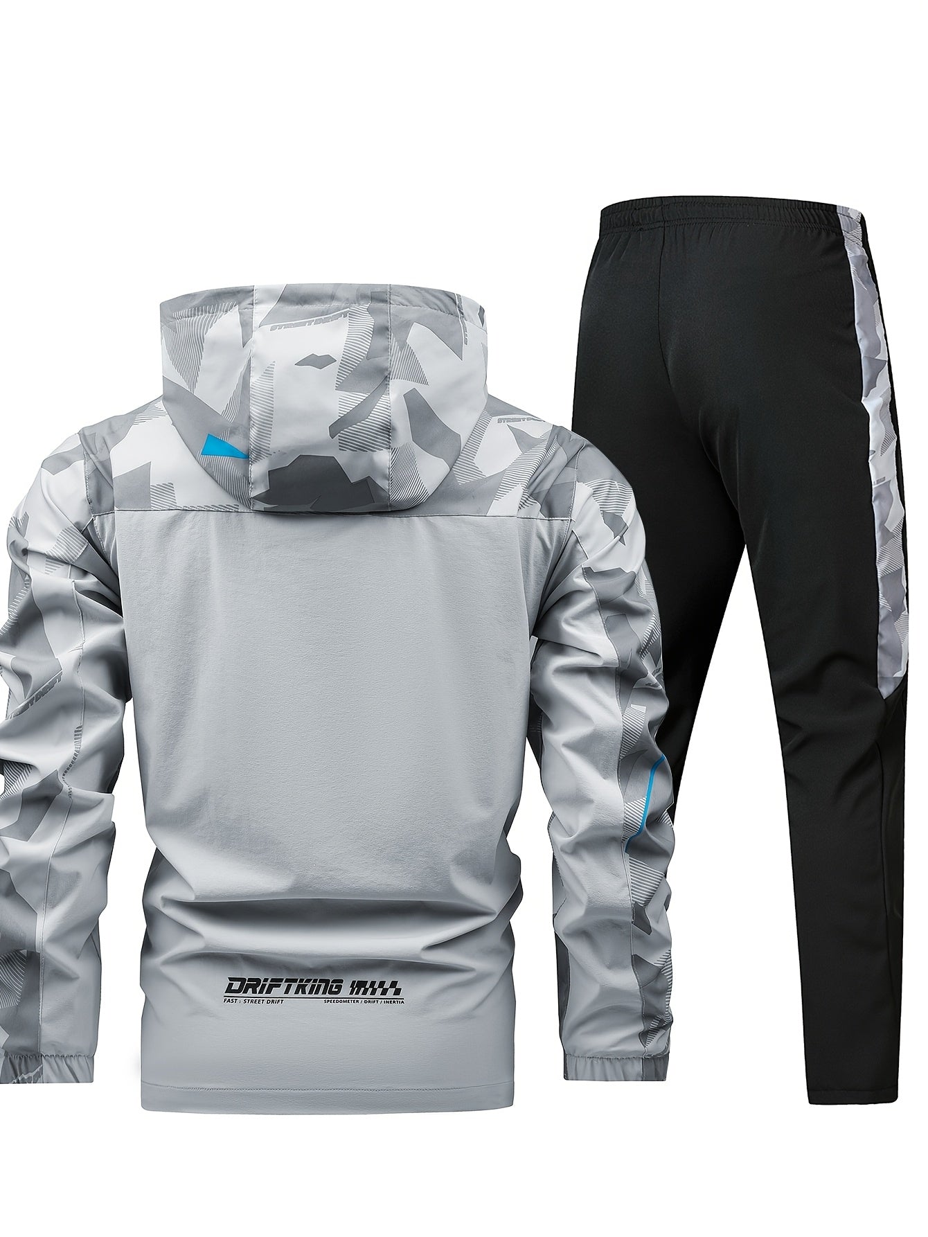 CCYC – Set aus Kapuzenjacke & Jogginghose im Camouflage-Look