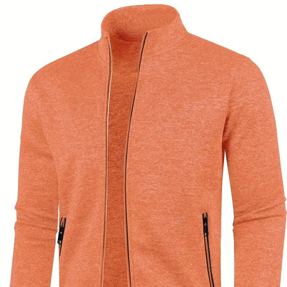 CYC – Slim Fit Strickjacke mit Reißverschluss