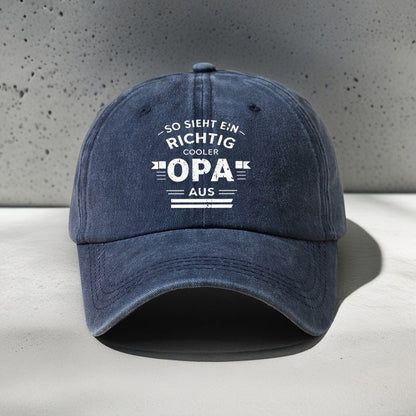 OPA Geometric Letter Print Baseball Cap - Cafe y Calle