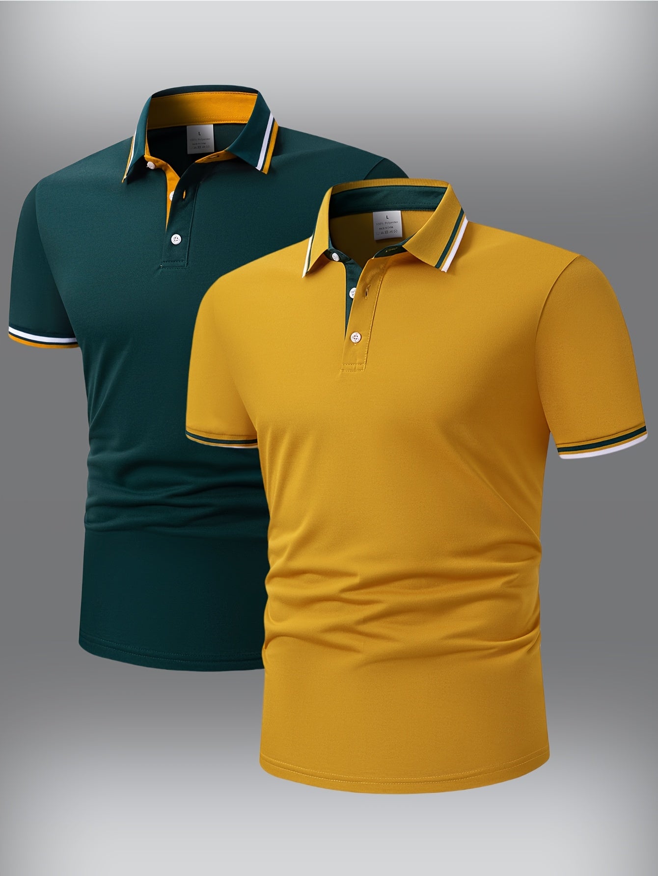 2 Premium Polos in One Set - Cafe y Calle
