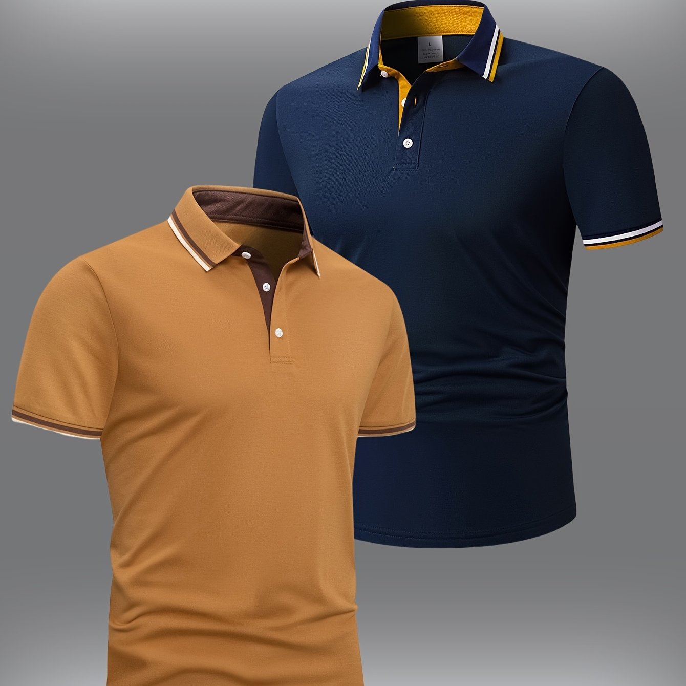2 Premium Polos in One Set - Cafe y Calle
