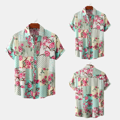 Tropical Summer Men’s Floral Shirt - Cafe y Calle
