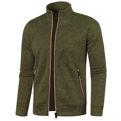 CYC – Slim Fit Strickjacke mit Reißverschluss