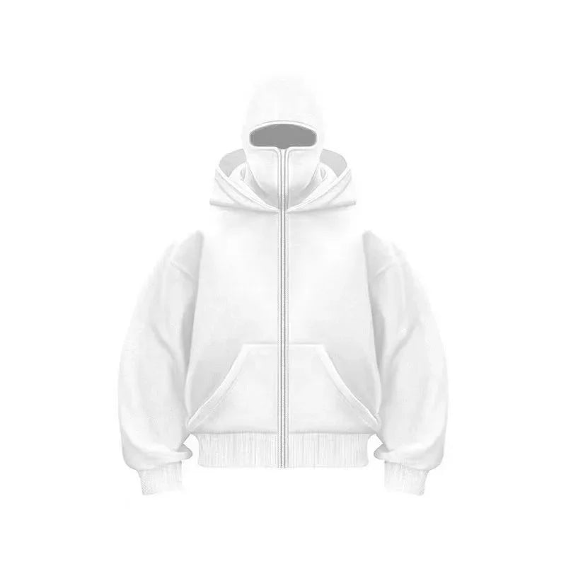 CYC Full-Zip Hoodie mit integrierter Maske