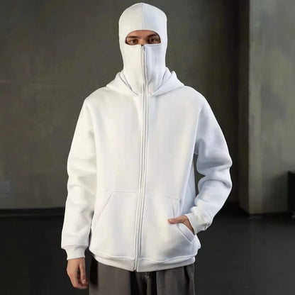 CYC Full-Zip Hoodie mit integrierter Maske