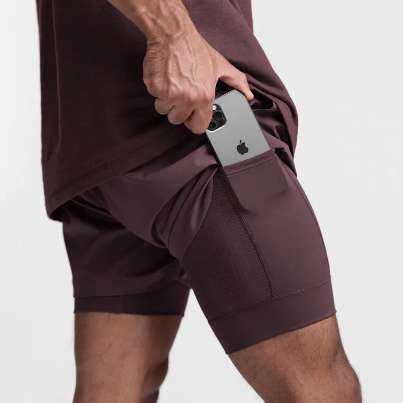 Zyk-Dual-Layer-Sport-Shorts