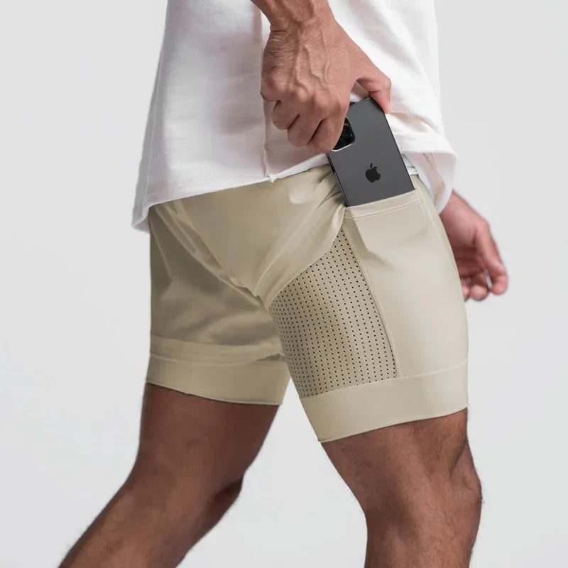 Zyk-Dual-Layer-Sport-Shorts