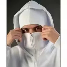 CYC Full-Zip Hoodie mit integrierter Maske