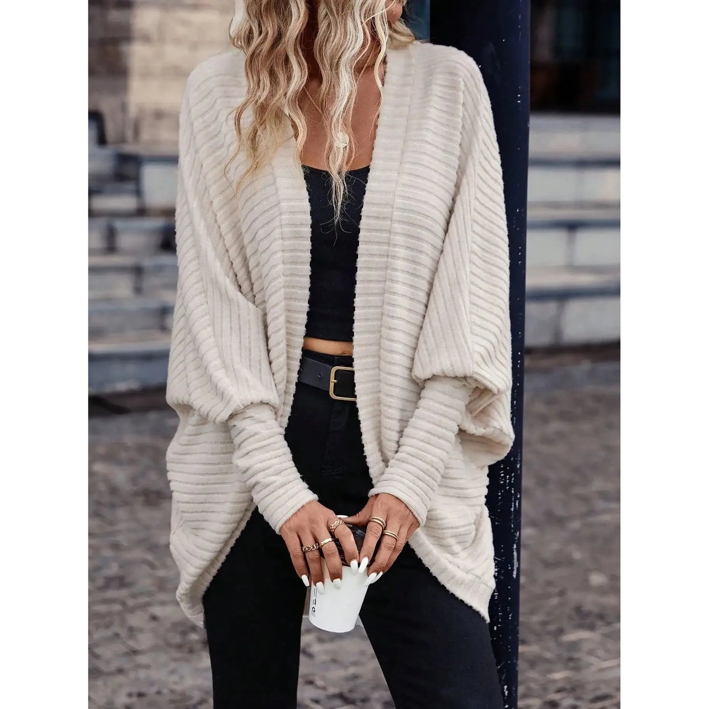 CYC Fledermausärmel-Strickjacke