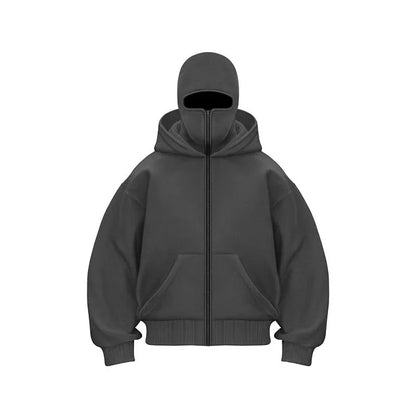 CYC Full-Zip Hoodie mit integrierter Maske