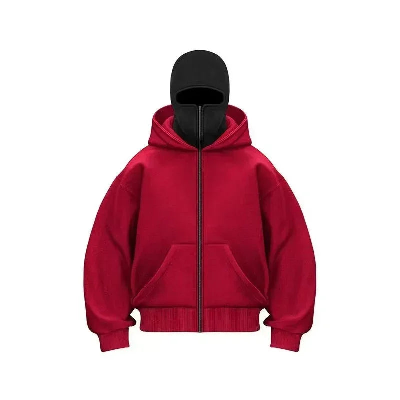 CYC Full-Zip Hoodie mit integrierter Maske