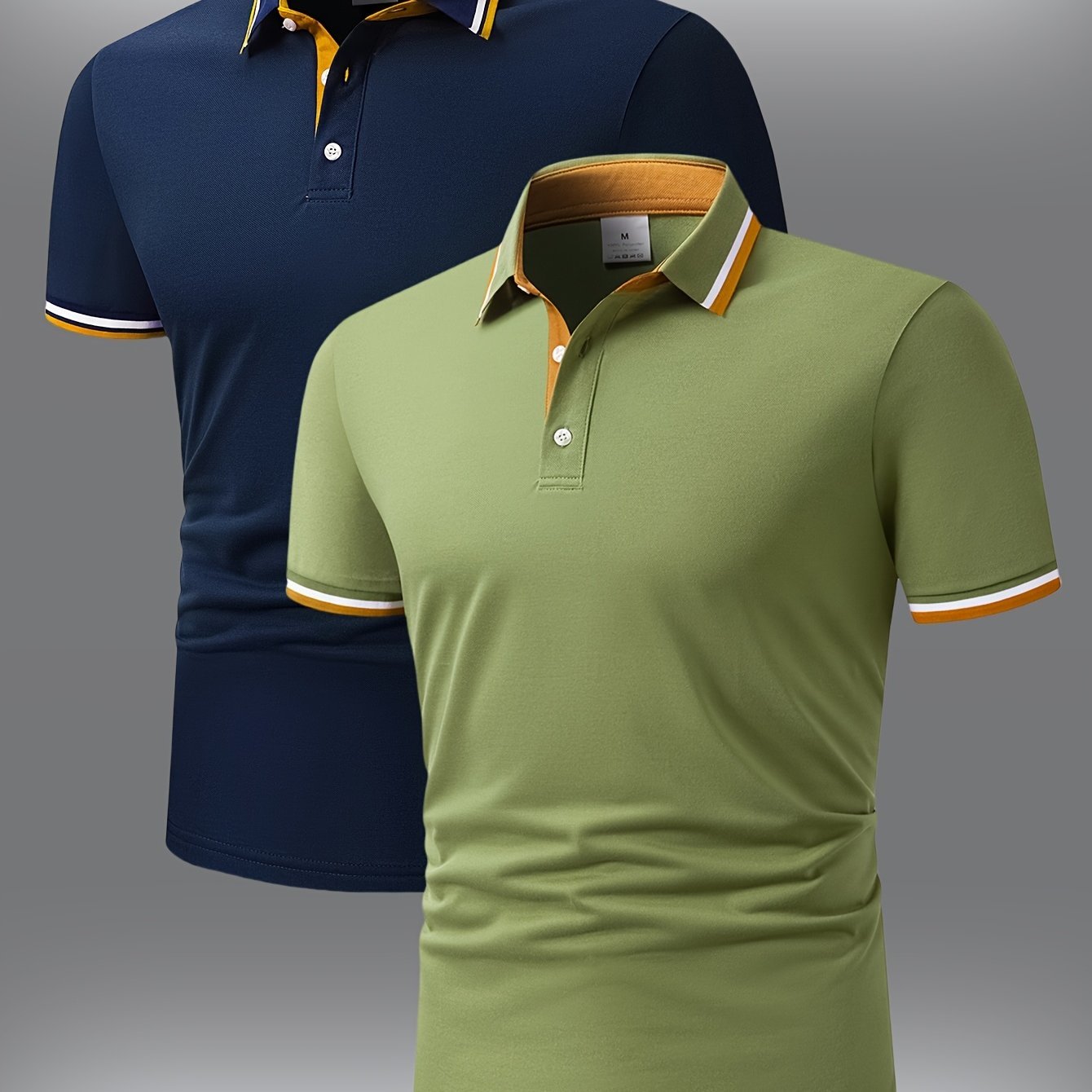 2 Premium Polos in One Set - Cafe y Calle