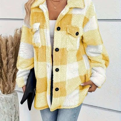 CYC Plüsch-Fleece-Winterjacke