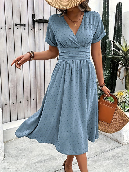 CYC Midikleid mit V-Ausschnitt