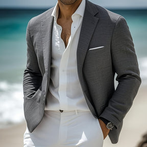 Polyester Blazer - Cafe y Calle