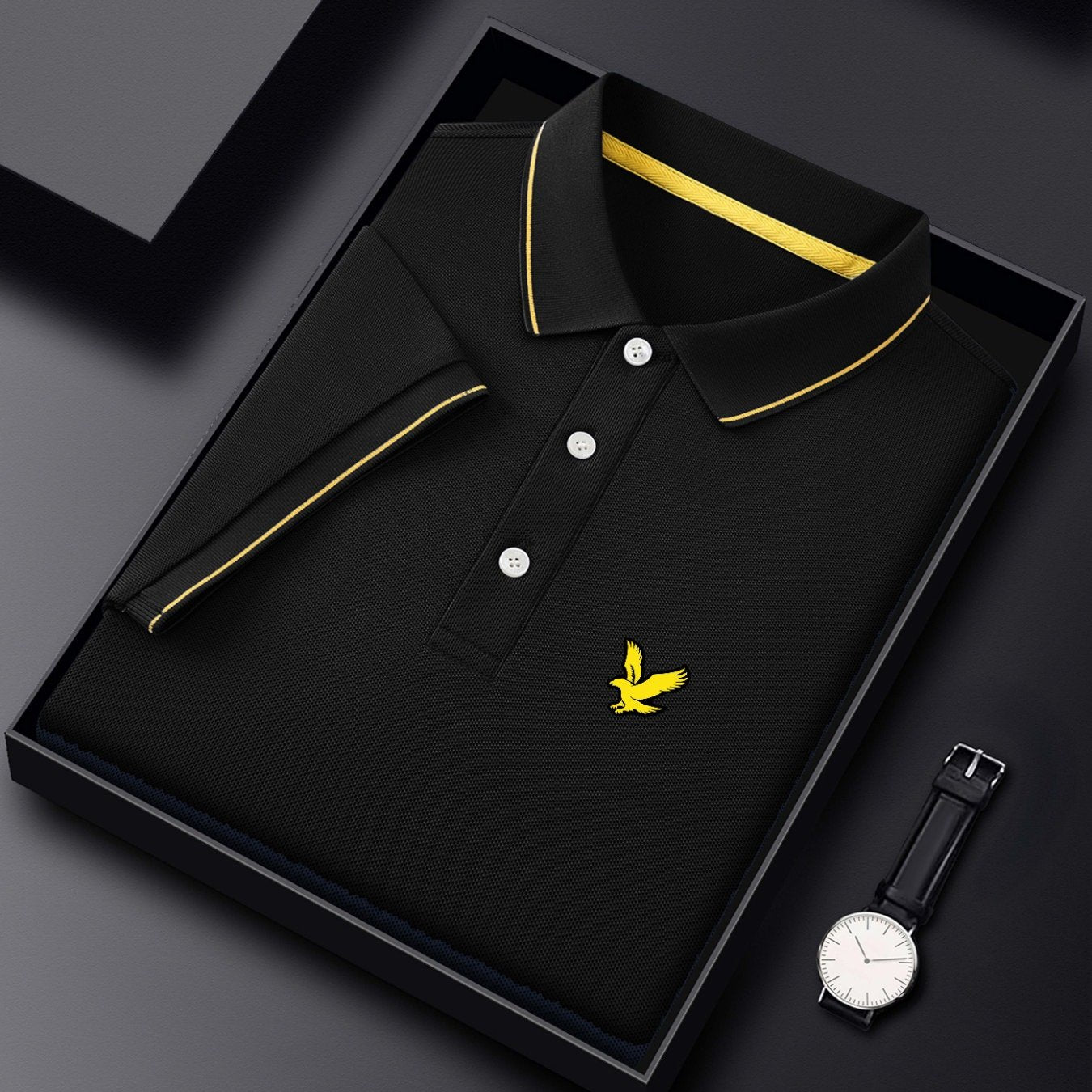 Classic Casual Micro - Elastic Straight Shirt - Cafe y Calle