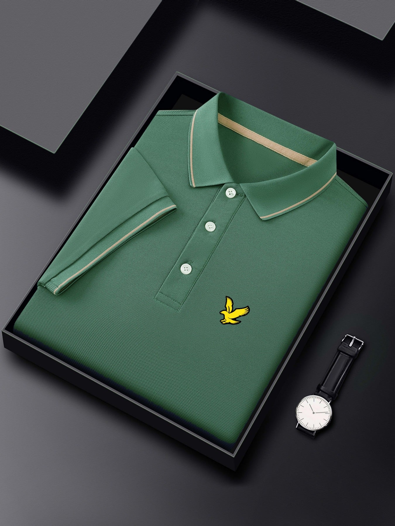 Classic Casual Micro - Elastic Straight Shirt - Cafe y Calle