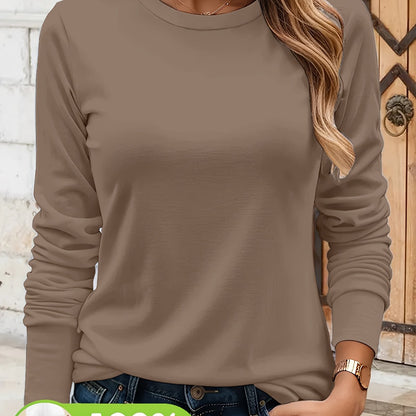 CYC Langärmliges T-Shirt aus schwerer Baumwolle