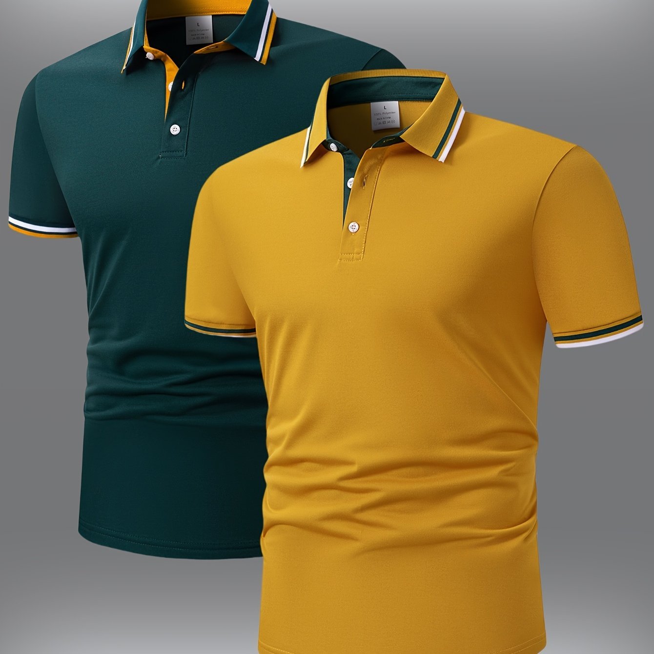 2 Premium Polos in One Set - Cafe y Calle