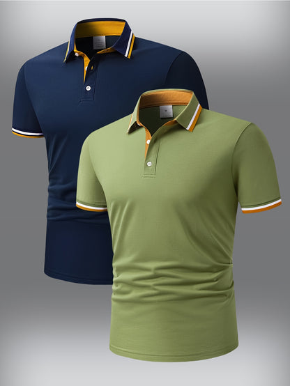 2 Premium Polos in One Set - Cafe y Calle